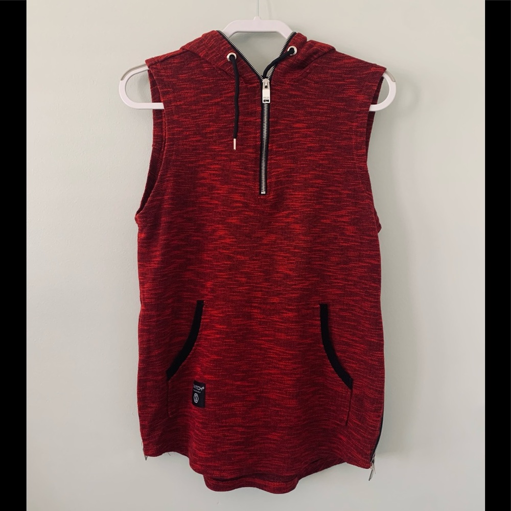 Switch Remarkable Red Hooded tank top